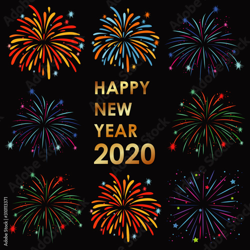 Poster design for New Year 2020