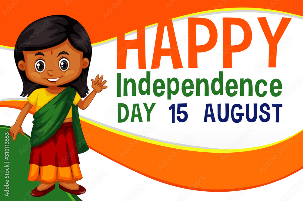 Public holiday poster design with happy kid Public holiday poster design with happy kid