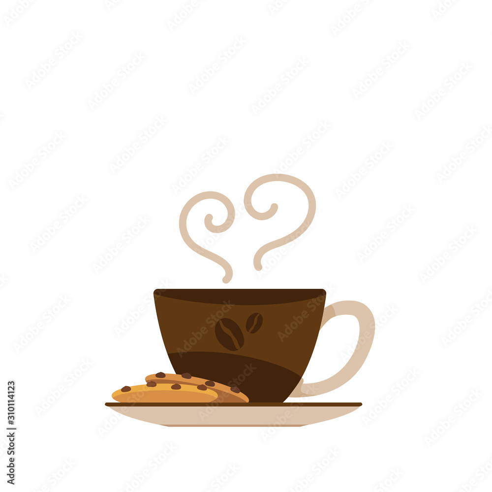 Obraz premium coffee and cookie