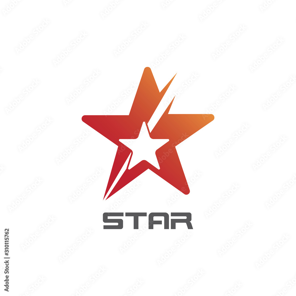 Corporate business star logo vector icon concept illustration Corporate business star logo vector icon concept illustration
