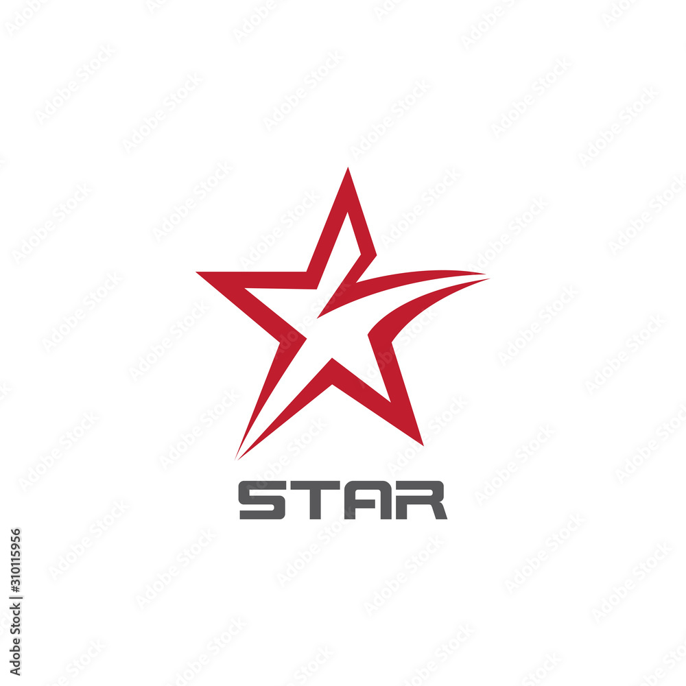 Corporate business star logo vector icon concept illustration Corporate business star logo vector icon concept illustration