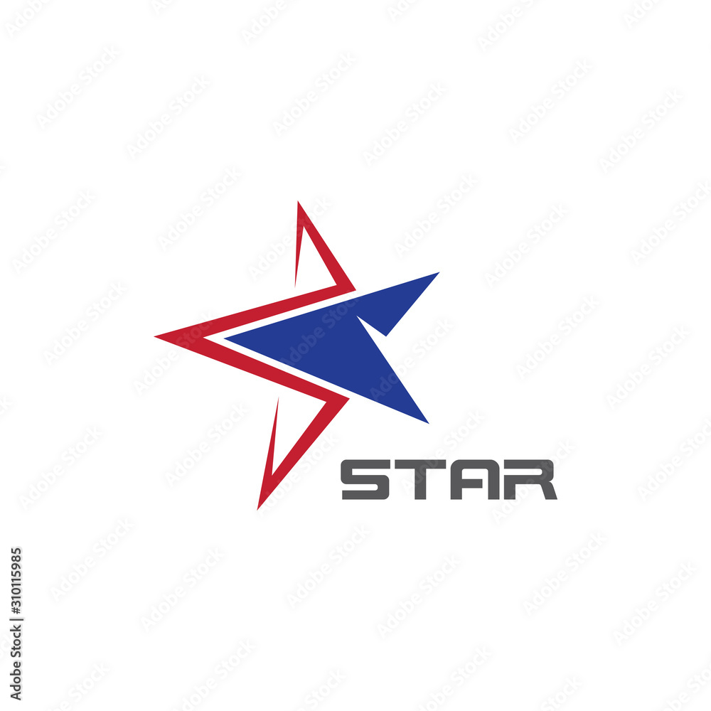 Corporate business star logo vector icon concept illustration Corporate business star logo vector icon concept illustration