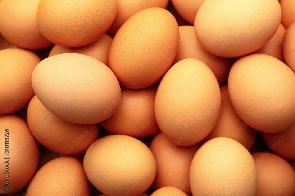 Fresh eggs as background, closeup Fresh eggs as background, closeup
