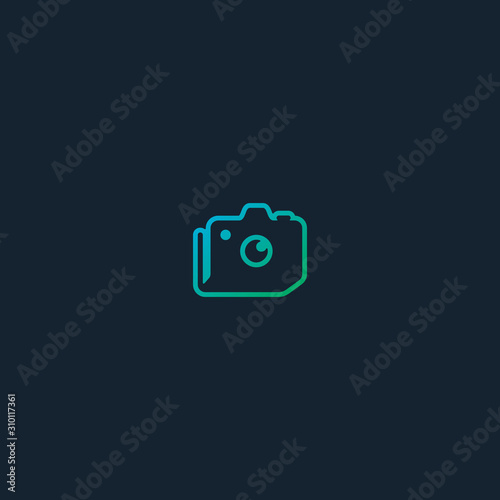 CamBook logo design vector lineart photo