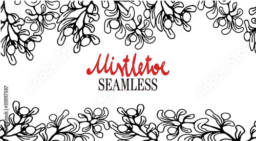 floral design elements seamless border 