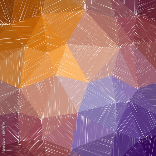 Hand-drawn pencil background. Marker hatching background. Admirable pencil sketch with colorful strokes. Fetching vector illustration.