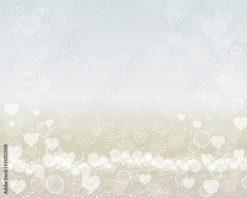 shading background with heart motifs