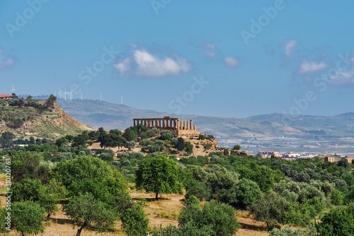 Valley of Temples in Agrigento Sicily in Italy.