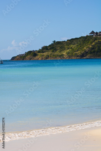 Fototapeta Naklejka Na Ścianę i Meble -  Antigua sea beach atlantic ocean relax island exotic sun