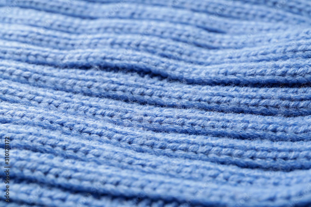 Texture of knitted fabric as background Texture of knitted fabric as background