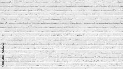 Old white brick wall texture background,brick wall texture for interior or exterior design backdrop.