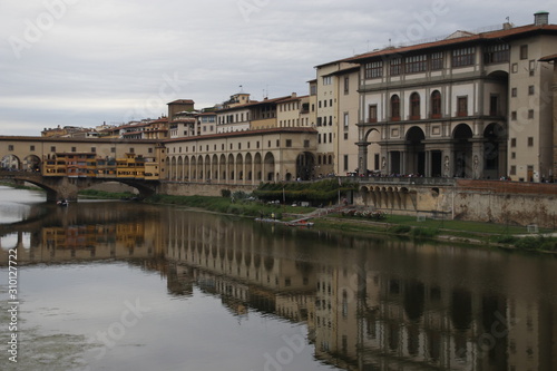 Classic architecture in the old town of Florence