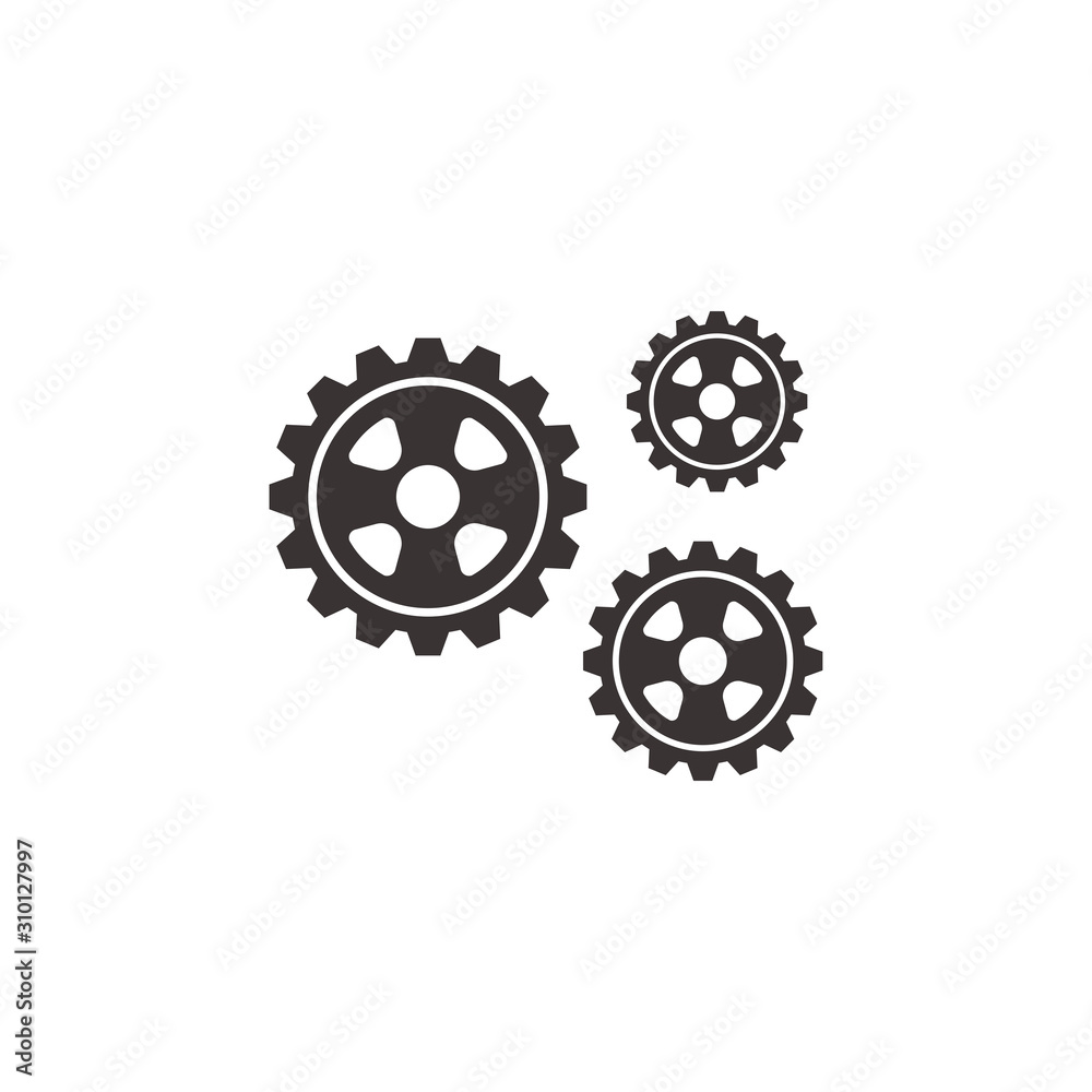 vector icon cogwheel. Setting icon vector. vector image machine gears and transmission parts vector icon cogwheel. Setting icon vector. vector image machine gears and transmission parts