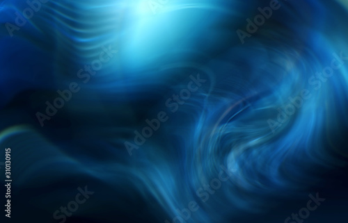 Blue abstract smoke background with blurred motion effect