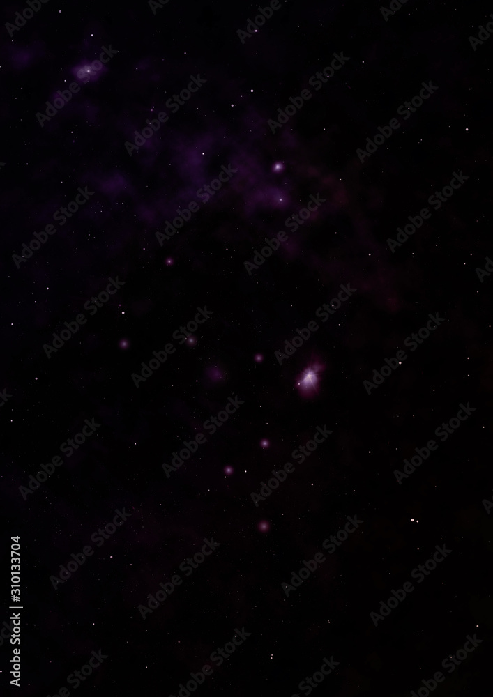 Fototapeta premium Small part of an infinite star field