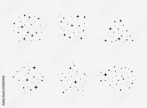 Stars Icon Vector. Simple flat symbol.  Vector illustration.