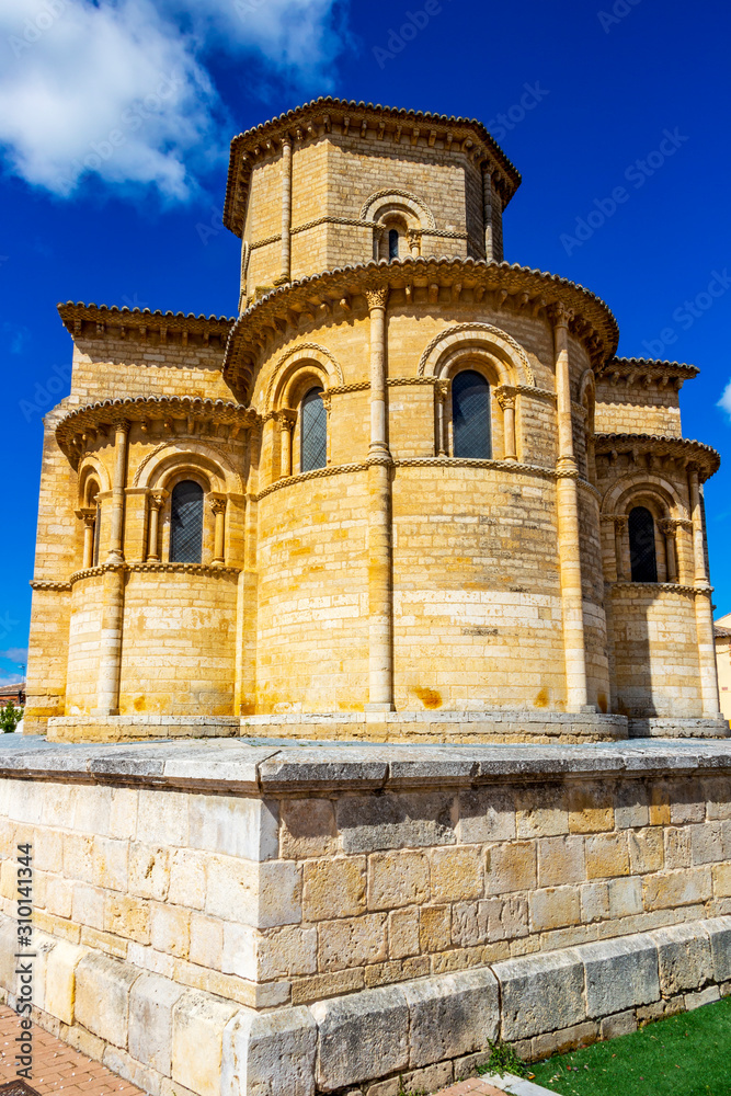 Church of San Martin de Tours de Fromista, Province of Palencia, Castile and Leon, Spain on the Way of St. James, Camino de Santiago