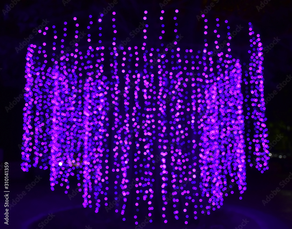 Abstract blur bokeh light background.