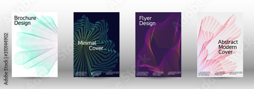 Cover design template set 