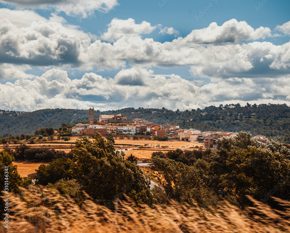 Fototapeta premium Summer landscape. Spain, Catalonia