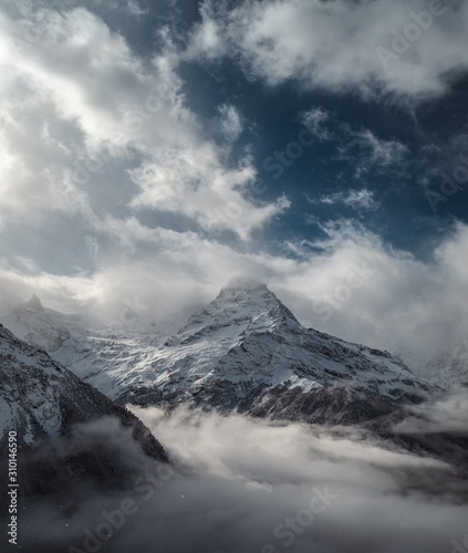 clouds in mountains © Harshit