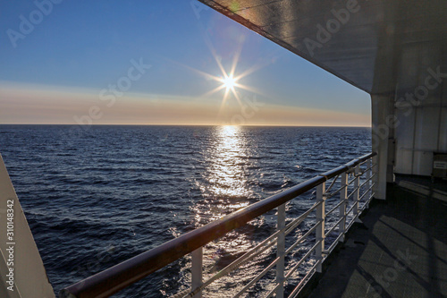 Sonnenuntergang über dem Meer