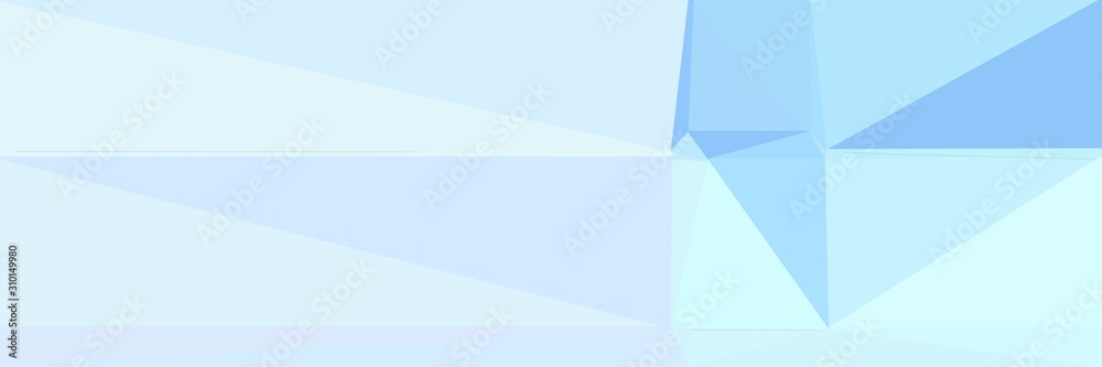 Fototapeta premium horizontal abstract background with geometric triangles