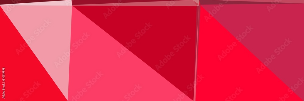 horizontal abstract background with geometric triangles