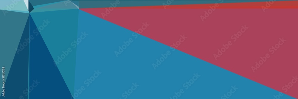 Obraz premium horizontal abstract background with geometric triangles