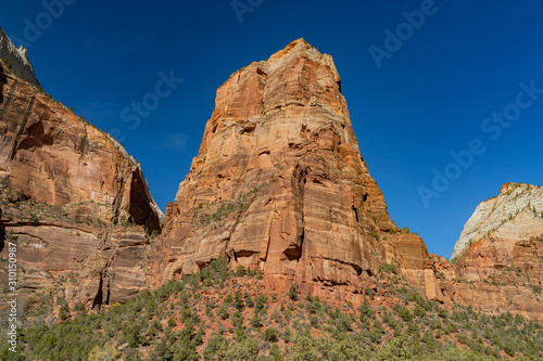 Beautiful landscape of Angels Landing around Zion National Park