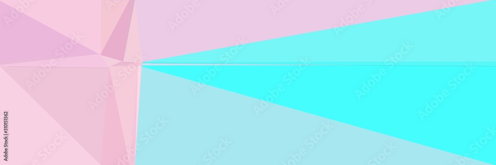 Fototapeta premium abstract horizontal background with geometric triangles