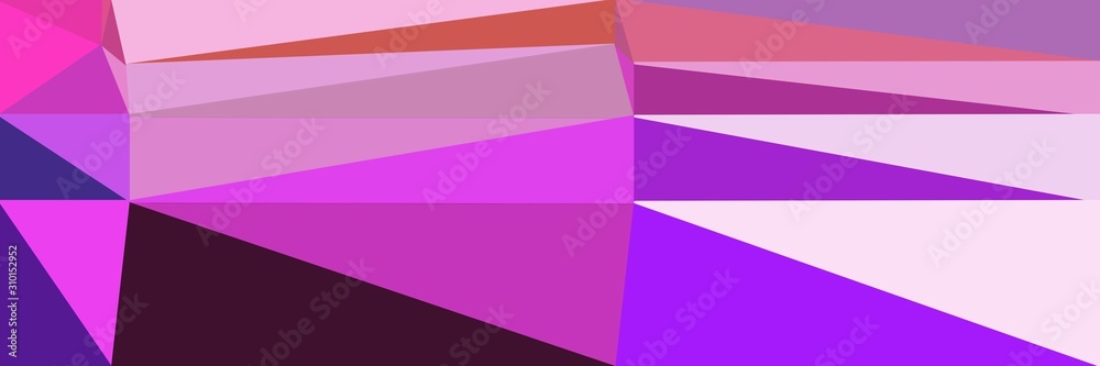 Fototapeta premium abstract horizontal background with geometric triangles