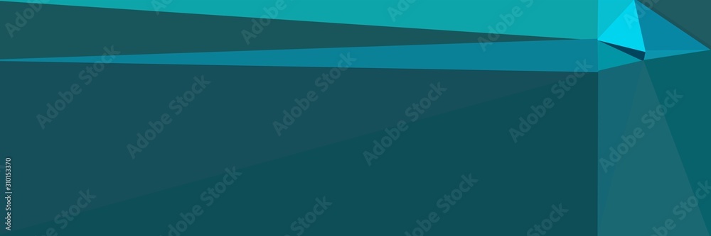 Obraz premium abstract horizontal background with geometric triangles