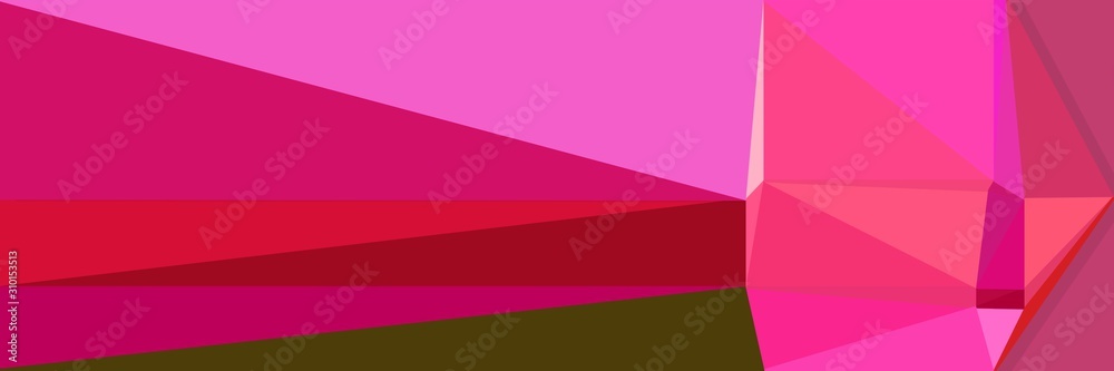 Fototapeta premium abstract horizontal background with geometric triangles