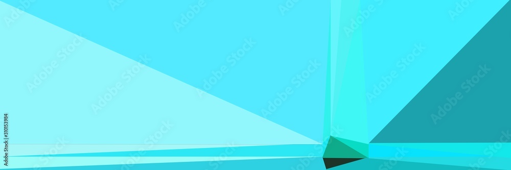 Fototapeta premium abstract horizontal background with geometric triangles