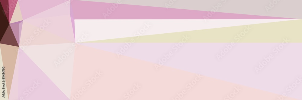 Fototapeta premium abstract horizontal background with geometric triangles