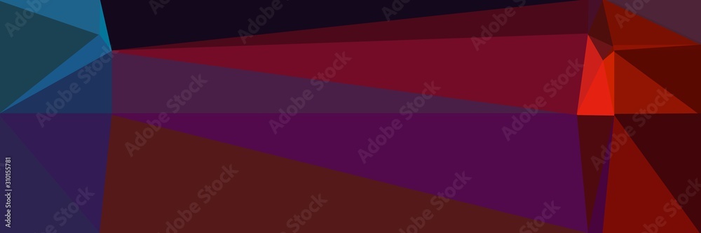 abstract horizontal background with geometric triangles