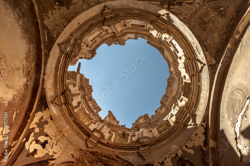 Ghost town of Belchite ruined in battle during Spanish Civil War  Zaragoza