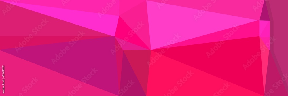 Obraz premium abstract horizontal colorful geometric background