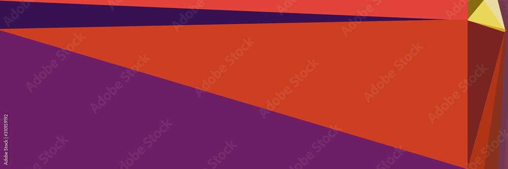 Fototapeta premium abstract horizontal colorful geometric background