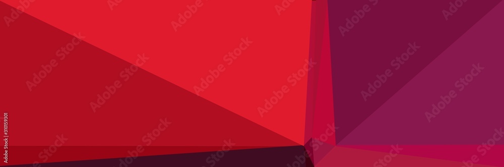 abstract horizontal colorful geometric background