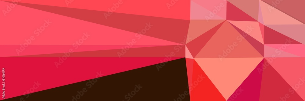 Obraz premium abstract horizontal colorful geometric background