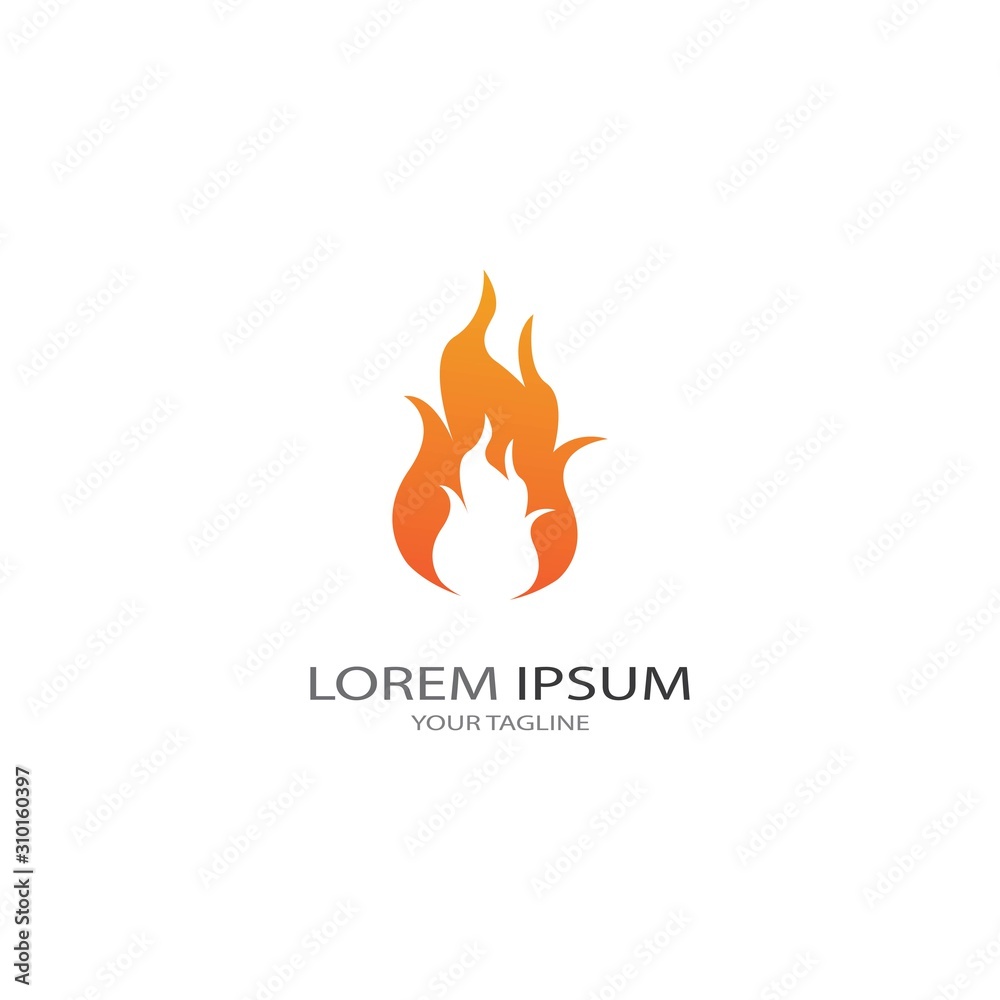 Fire flame vector illustration design template Fire flame vector illustration design template
