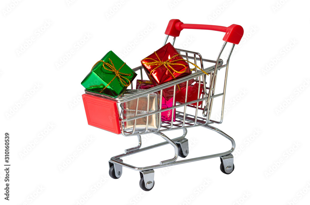 cart has a gift box. cart has a gift box.