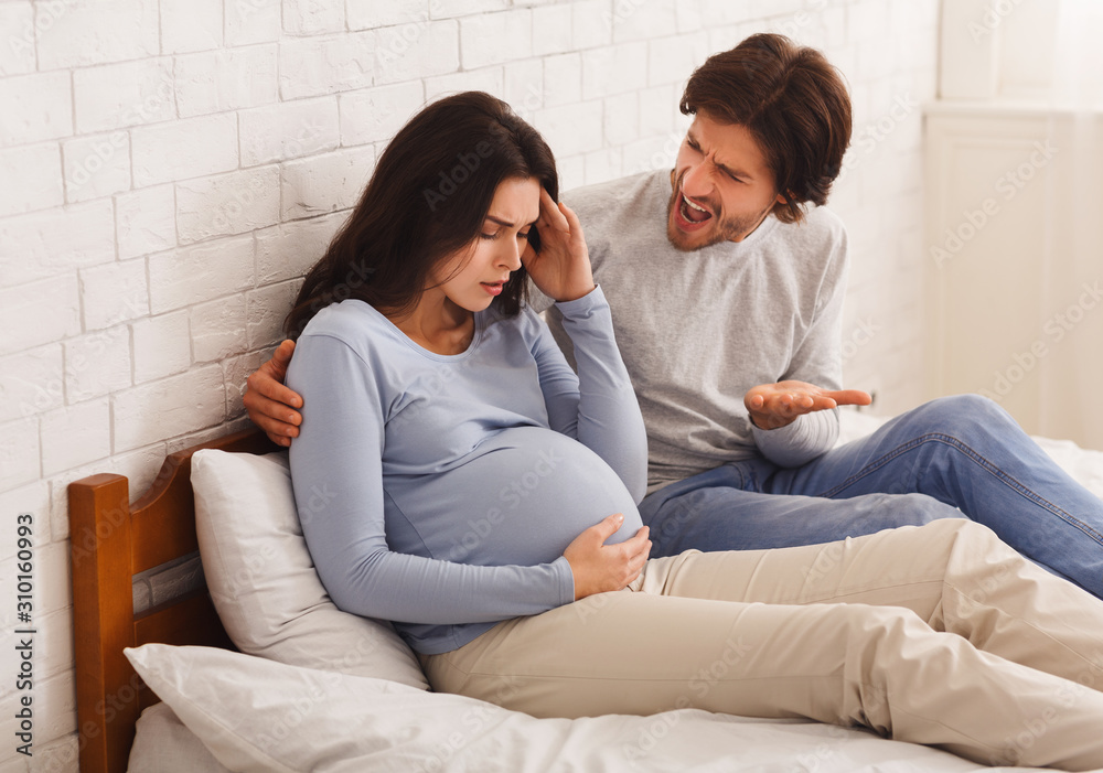 Pregnant woman feeling unwell after husband screaming at her