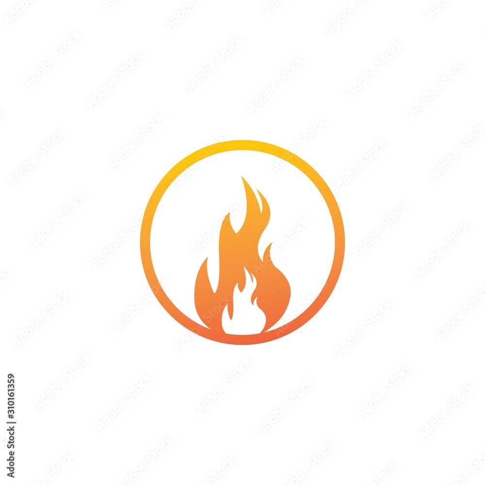 Fire flame vector illustration design template Fire flame vector illustration design template