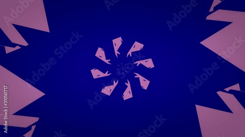Futuristic, symmetric, shiny, forms. Future, fantasy background. Meditation, esoteric, glowing, relaxation, mandala. Music, concert, dj, dancing, animation.	