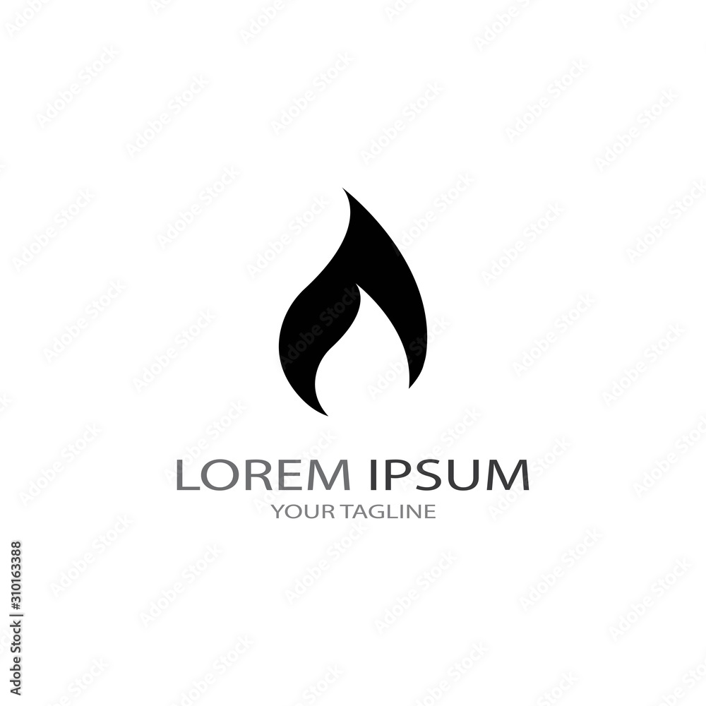 Fire flame vector illustration design template Fire flame vector illustration design template