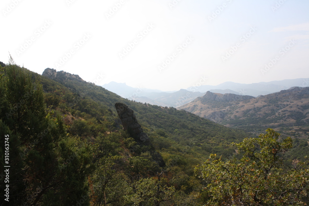 view of mountains