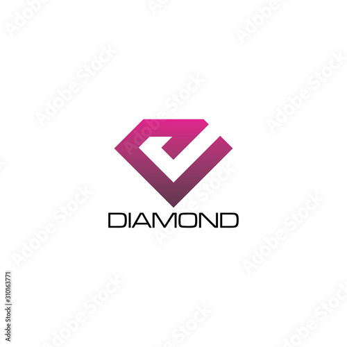 Diamond logo icon design inspiration vector illustration